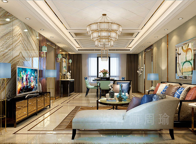欧美色图16P世纪江尚三室两厅168平装修设计效果欣赏